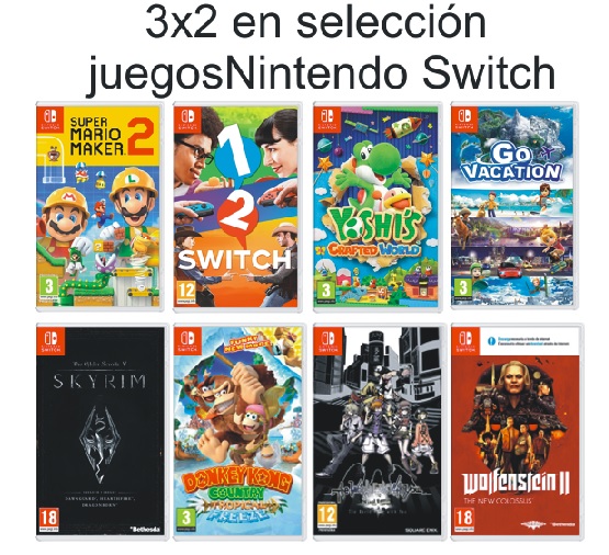 3x2 juegos switch amazon